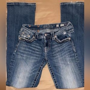Low rise miss me jeans size 27